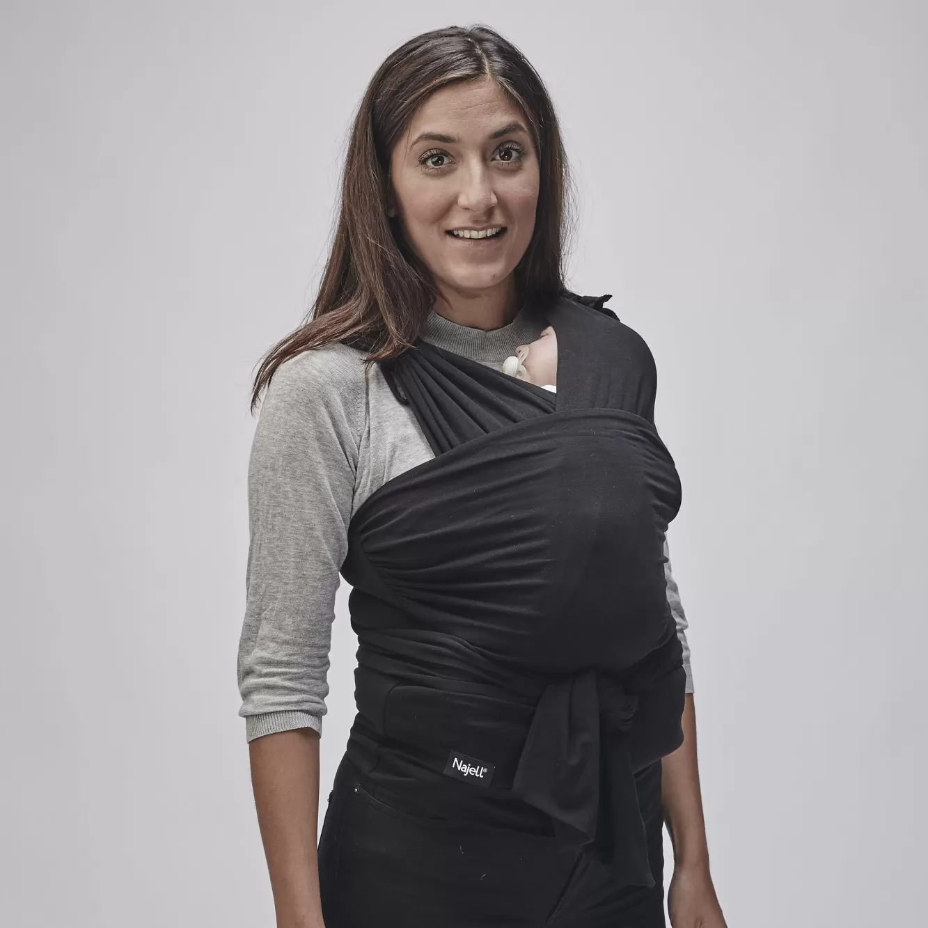 BÉABA Sorties De Bébé-Echarpe De Portage Najell X Beaba Noir L/Xl