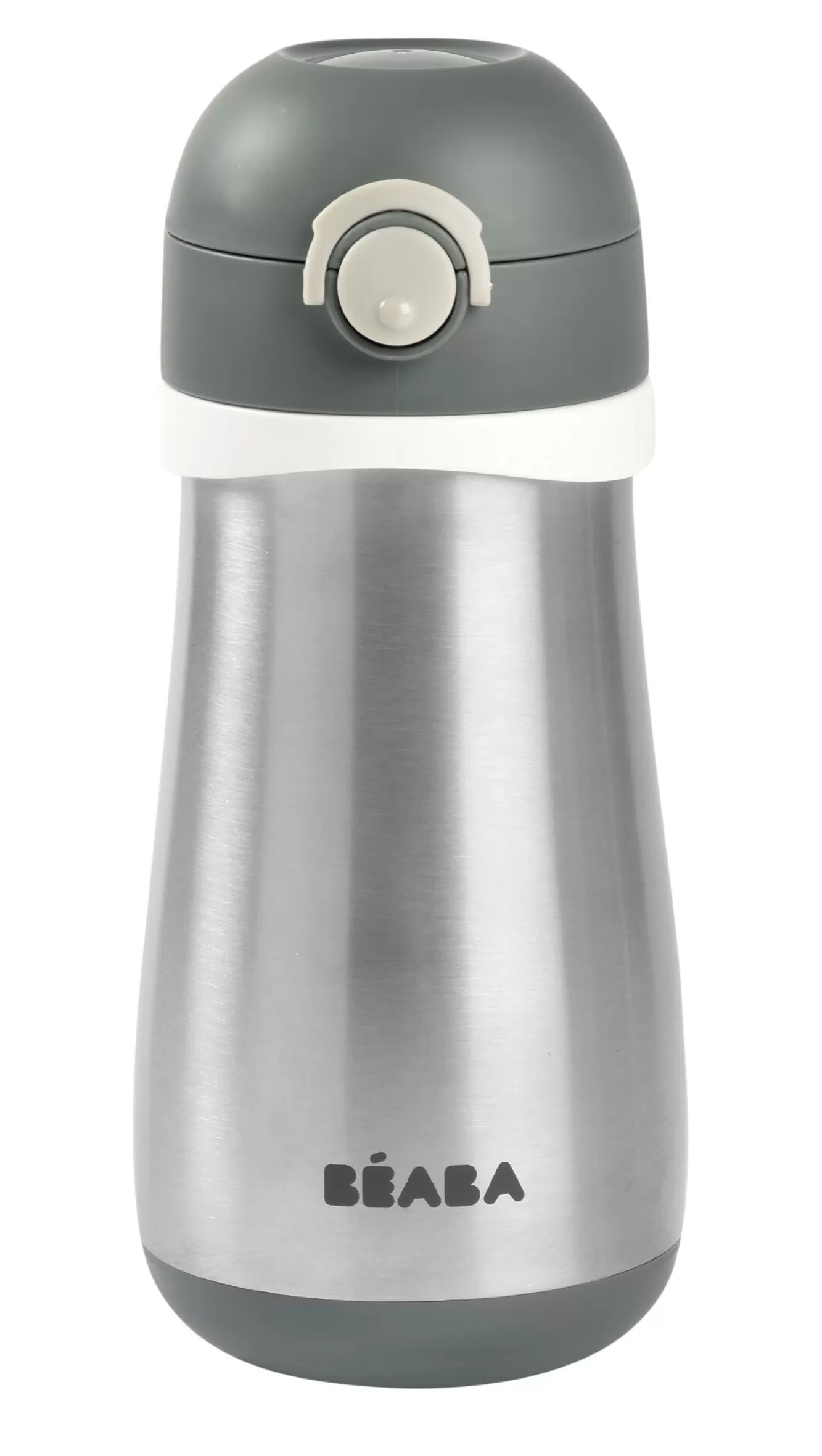 BÉABA Biberons Et Accessoires-Gourde Inox 350 Ml Mineral Grey