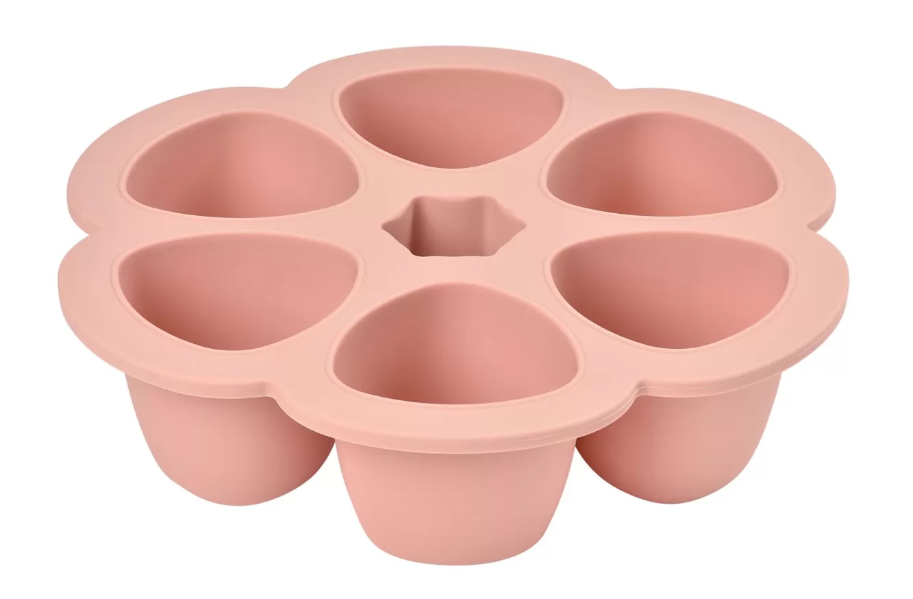BÉABA Pots De Conservation-Multiportions Silicone 6*150Ml Old Pink