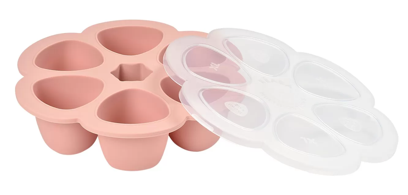 BÉABA Pots De Conservation-Multiportions Silicone 6*150Ml Old Pink