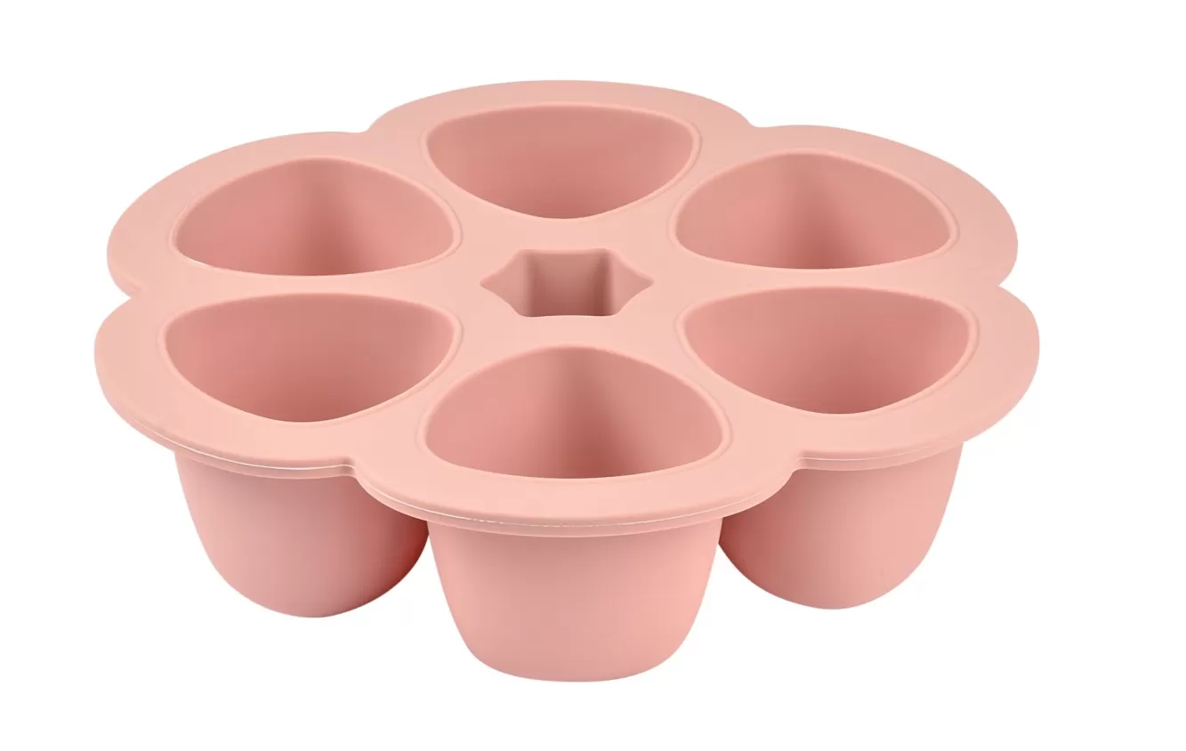 BÉABA Pots De Conservation-Multiportions Silicone 6*90Ml Old Pink