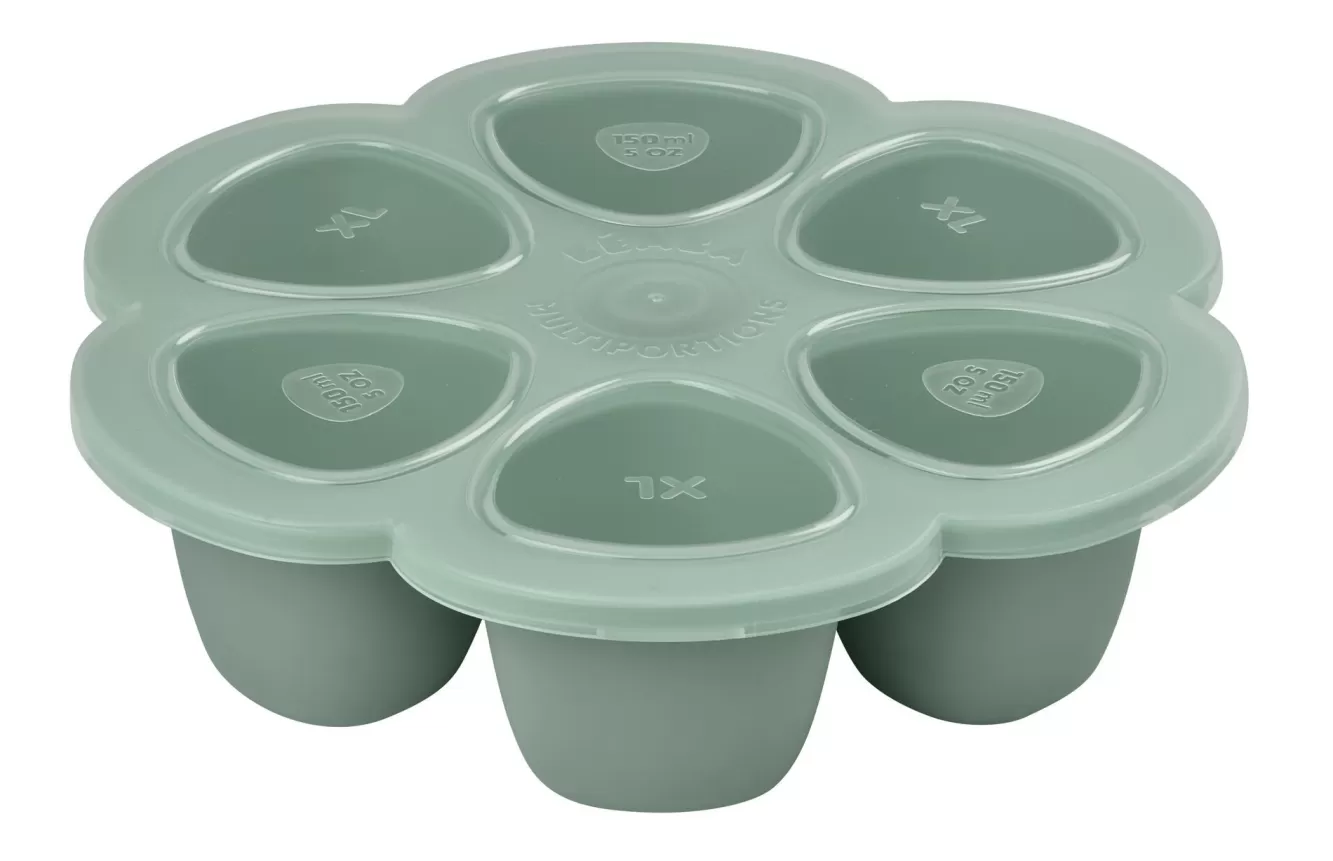 BÉABA Pots De Conservation-Multiportions Silicone 6 X 150 Ml Sage Green
