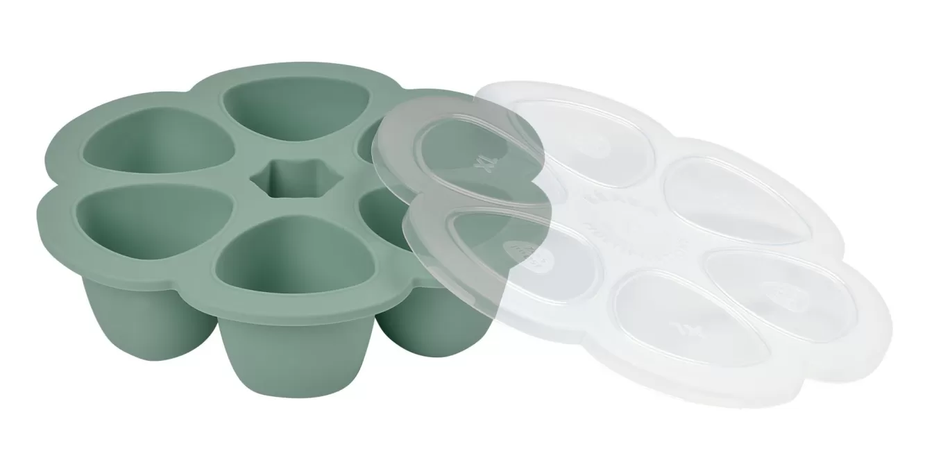 BÉABA Pots De Conservation-Multiportions Silicone 6 X 150 Ml Sage Green