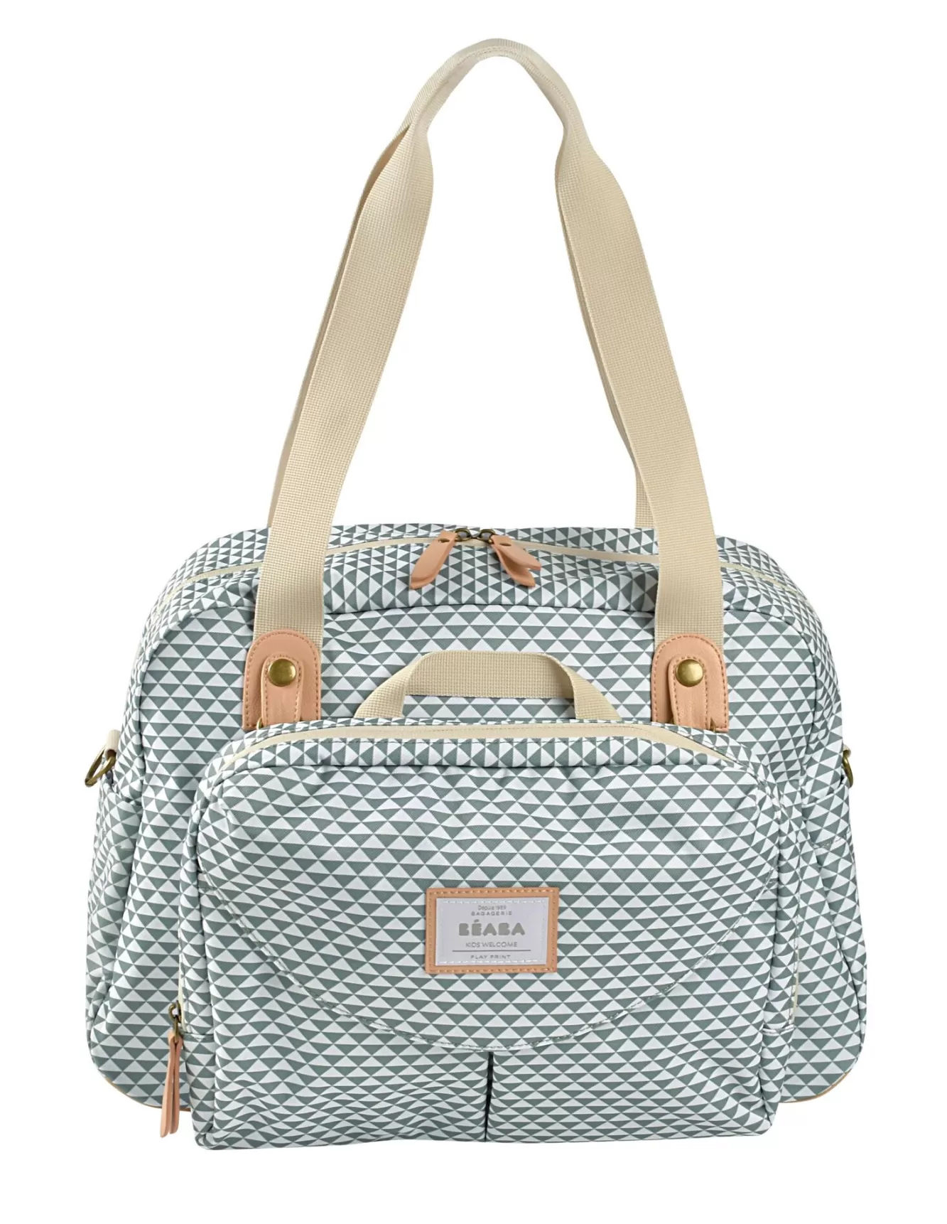 BÉABA Sacs À Langer-Sac A Langer Geneve Ii Play Print Sage Green