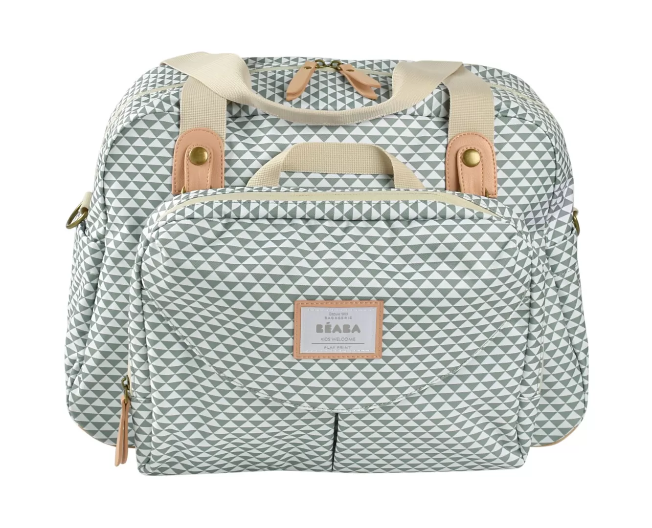 BÉABA Sacs À Langer-Sac A Langer Geneve Ii Play Print Sage Green