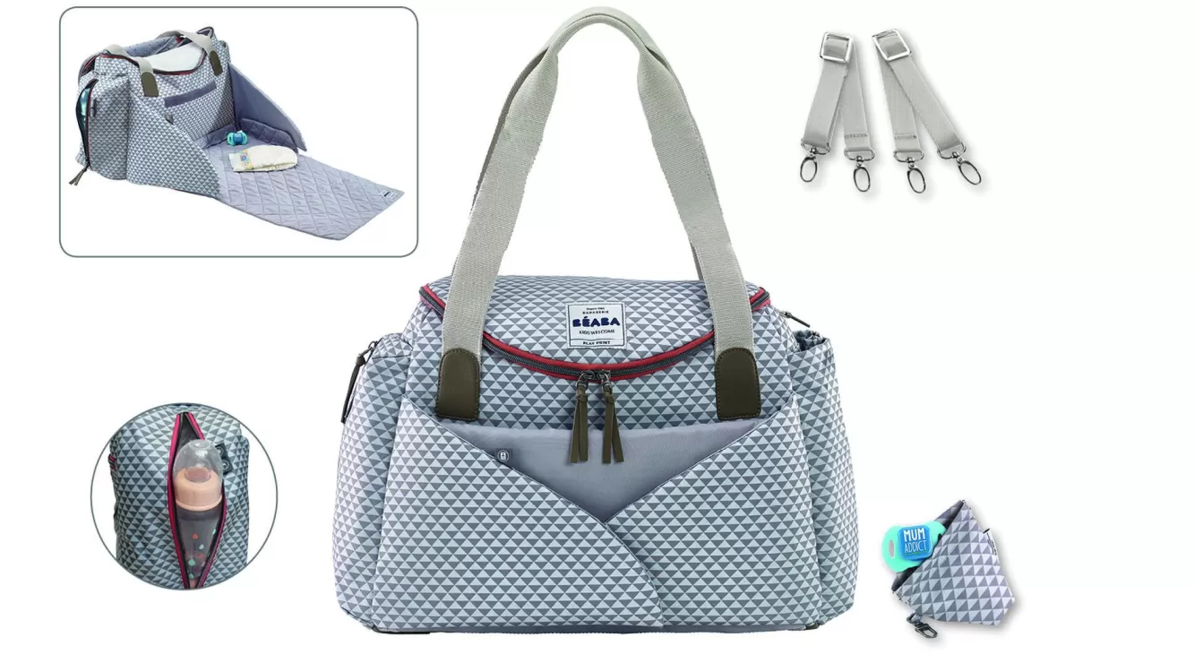 BÉABA Sacs À Langer-Sac A Langer Sydney Ii Play Print Corail