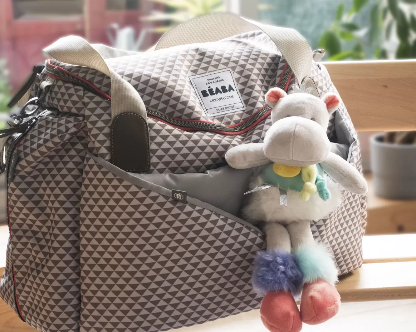 BÉABA Sacs À Langer-Sac A Langer Sydney Ii Play Print Corail