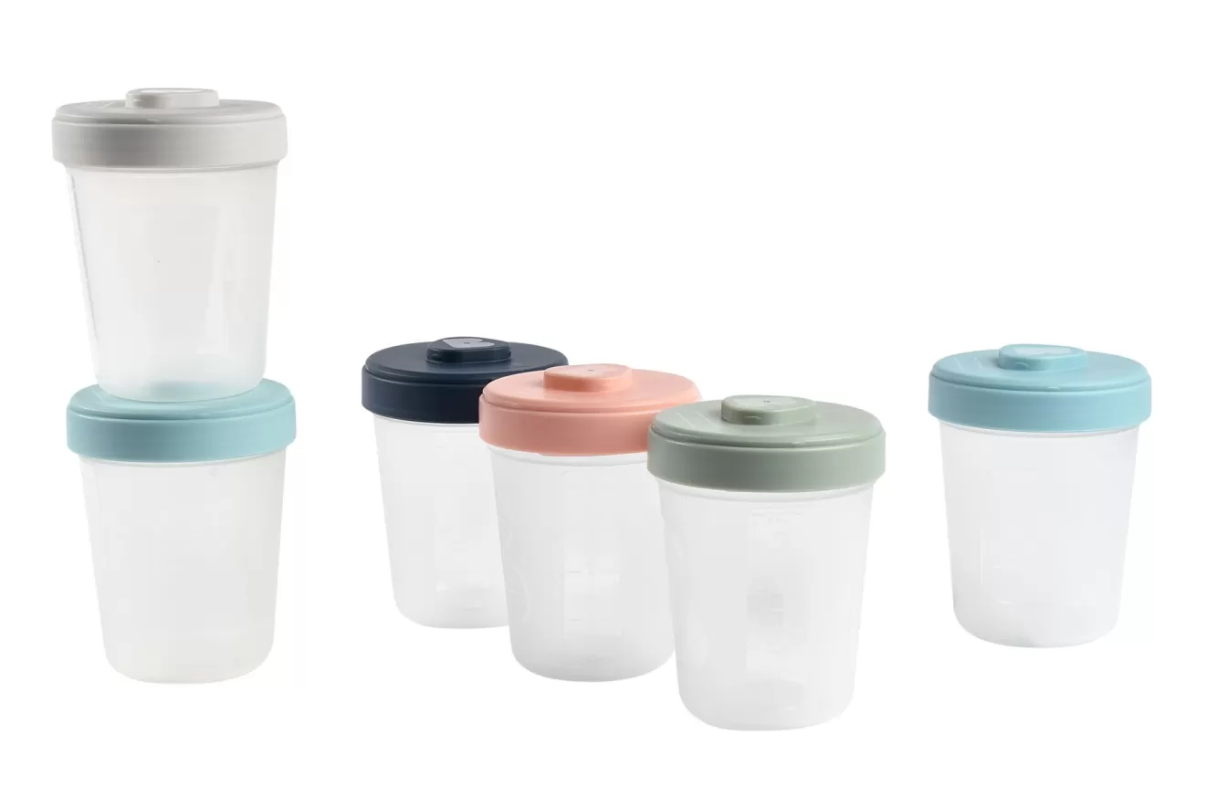 BÉABA Pots De Conservation-Set 2Eme Age 6 Portions Clip (6X250Ml)