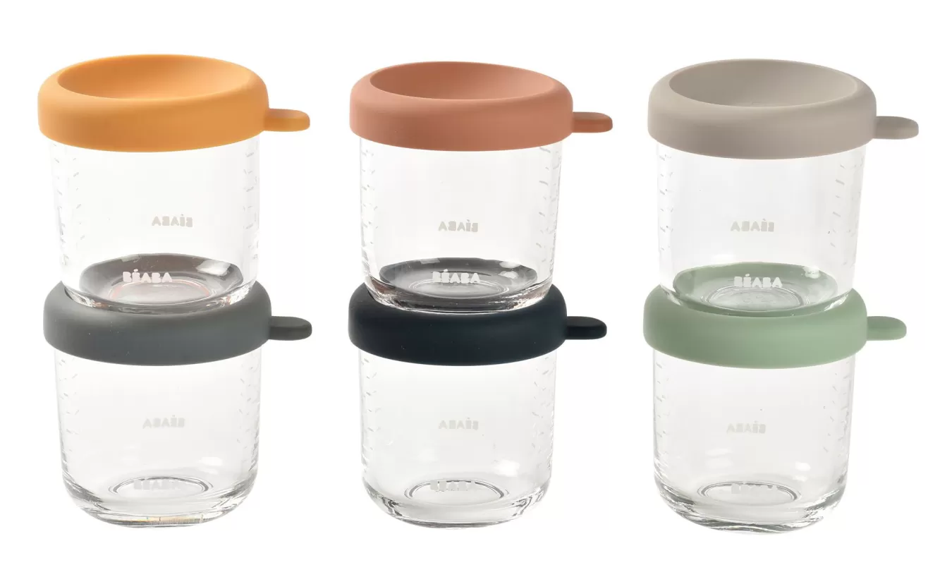 BÉABA Pots De Conservation-Set 6 Portions Verre 250 Ml