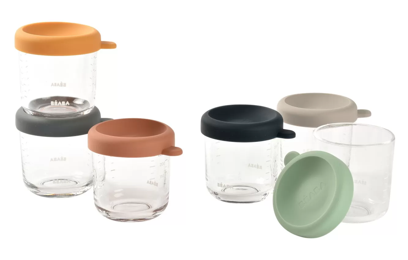 BÉABA Pots De Conservation-Set 6 Portions Verre 250 Ml