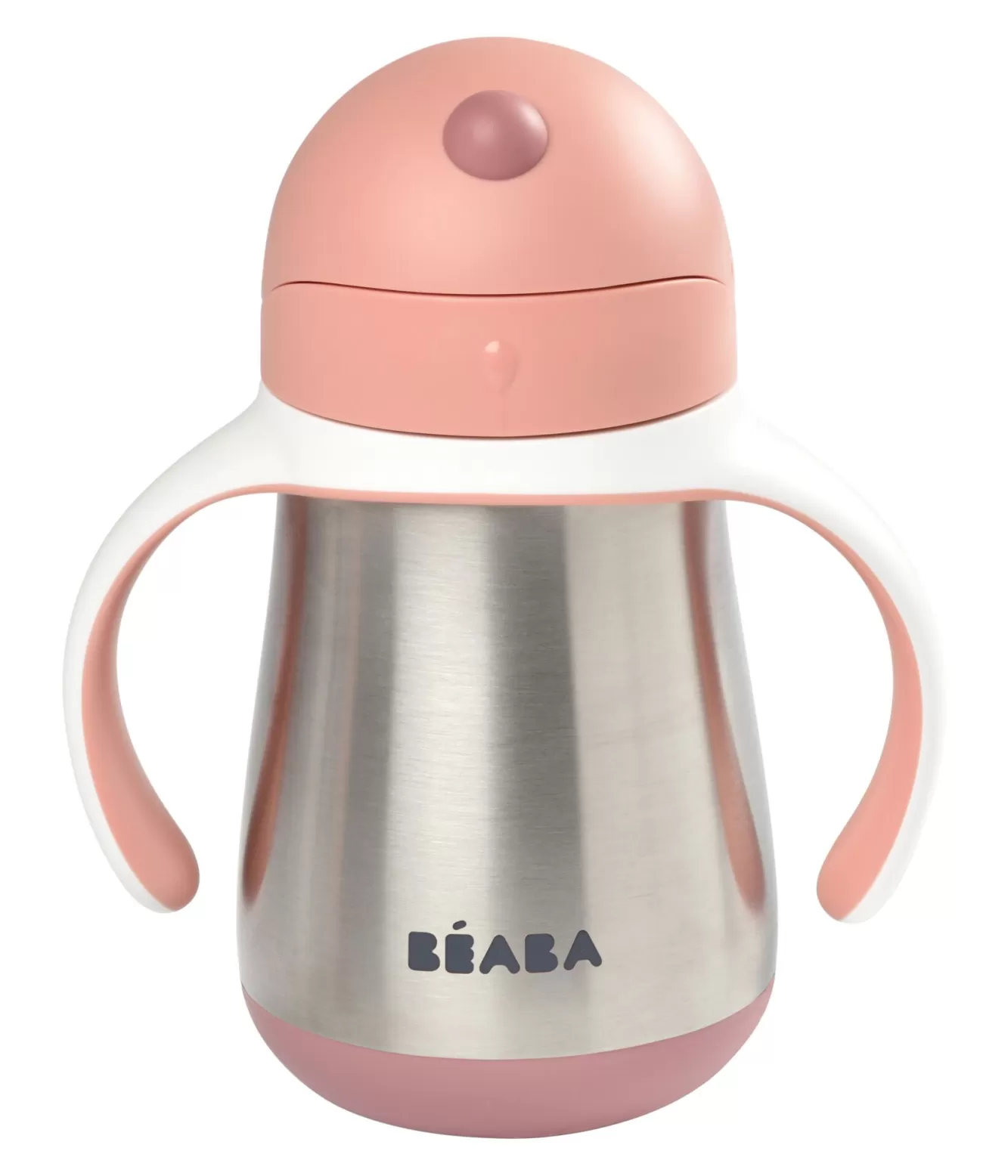 BÉABA Couverts, Vaisselle Et Bavoirs-Tasse Paille Inox 250 Ml Old Pink