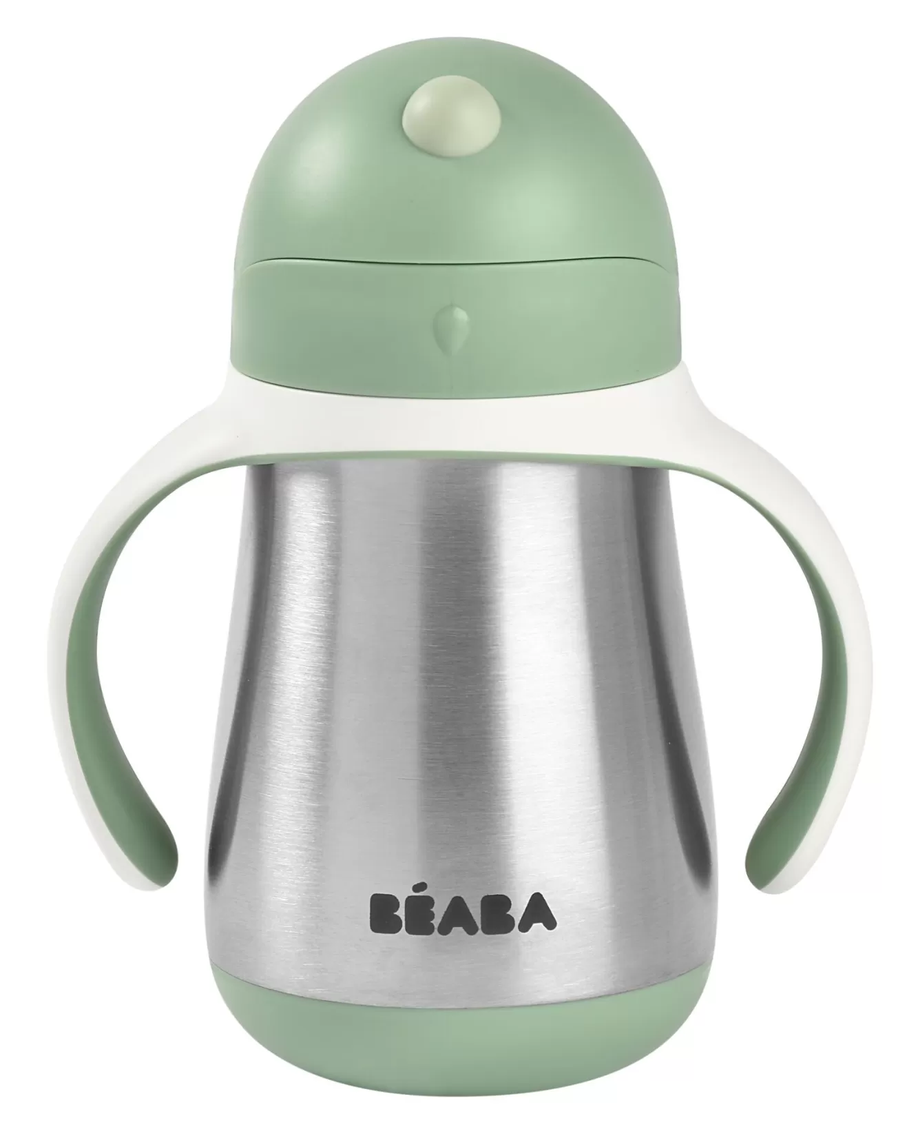 BÉABA Couverts, Vaisselle Et Bavoirs-Tasse Paille Inox 250 Ml Sage Green