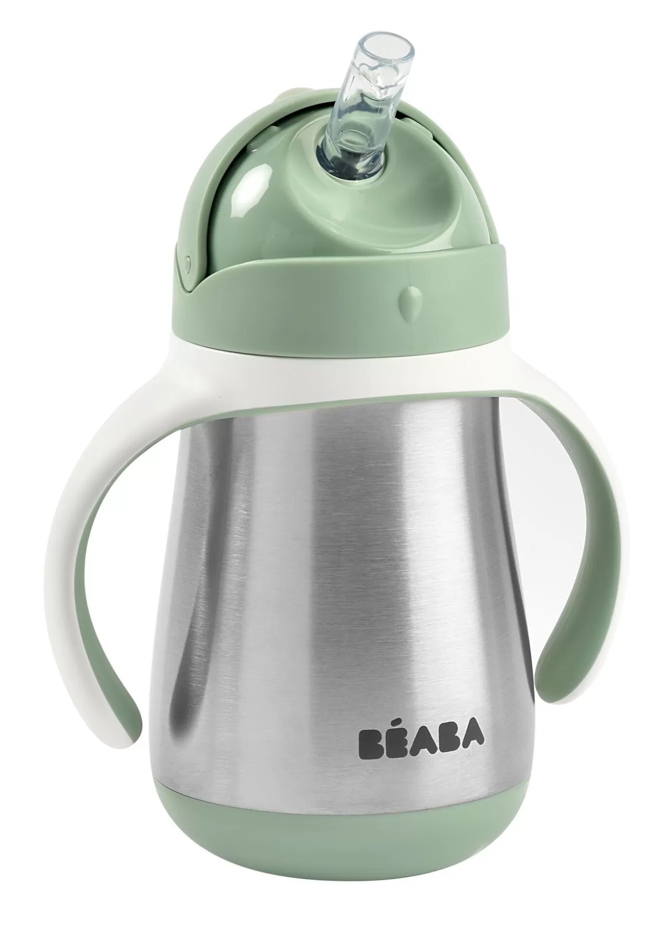 BÉABA Couverts, Vaisselle Et Bavoirs-Tasse Paille Inox 250 Ml Sage Green