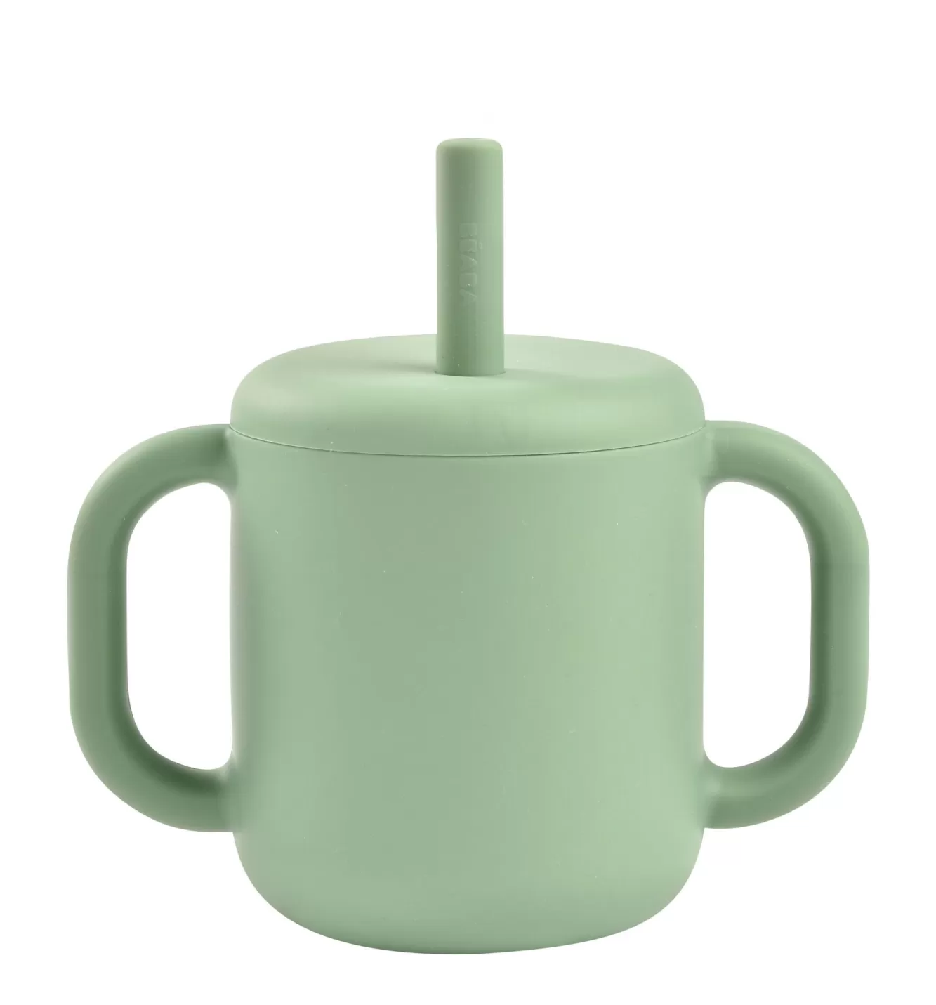 BÉABA Couverts, Vaisselle Et Bavoirs-Tasse Paille Silicone Sage Green